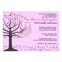 Arbre d'invitation de fête d'anniversaire de maria invitations