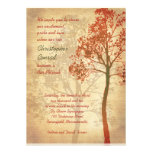 Arbre d'invitation de Mitzvah de barre de la vie