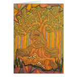 Arbre "en verre souillé" cartes de vœux