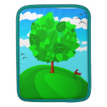 Arbre et pré, douille d'iPad Housses iPad