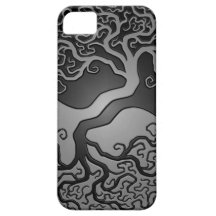 Arbre foncé de Yin Yang Coque iPhone 5