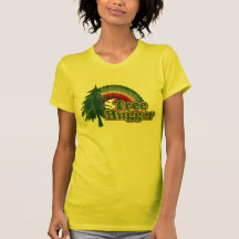 Arbre Hugger, jour de la terre drôle T-shirt