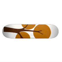 arbre orange de mod skateboard customisable