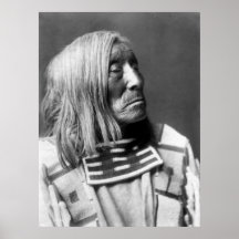 Arbre solitaire, une corneille Indian, 1908 Poster