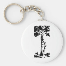 Arbre tordu orthopédique porte-clef