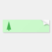 Arbre vert. Noël, sapin, arbre à feuillage persist Autocollants Pour Voiture