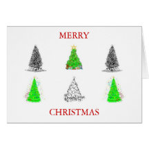 Arbres/carte Noël de labyrinthe