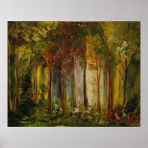 arbres de chute poster