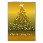arbres de Noël Carte De Vœux