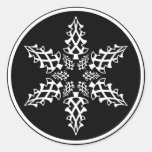 Arbres de Noël de flocon de neige d'illusion optiq Adhésif
