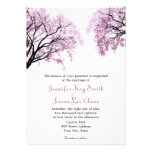 Arbres de rose en pastel - invitations de mariage invitations