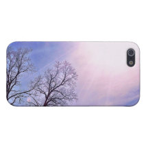 Arbres d'hiver et un art saisonnier froid de natur iPhone 5 case