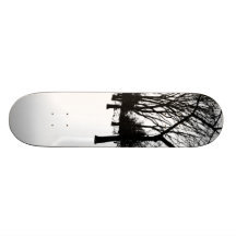 arbres noirs skateboards customisés