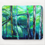 Arbres tranquilles tapis de souris