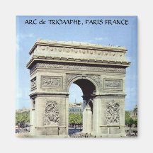 Arc de Triomphe, PARIS FRANCE Magnets Pour Réfrigérateur