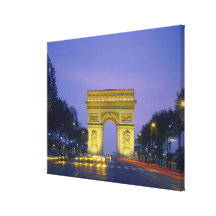 Arc de Triomphe, Paris, France, Toile Tendue Sur Châssis