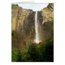 Arc-en-ciel au-dessus des automnes de Bridalveil Cartes De Vœux