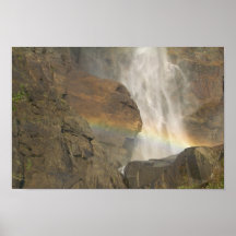 Arc-en-ciel au-dessus des automnes de Bridalveil Posters