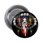 "Arc-en-ciel bouton d'os" Pin's