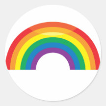 Arc-en-ciel classique autocollants