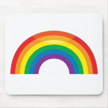 Arc-en-ciel classique tapis de souris