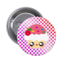 Arc-en-ciel de petit gâteau badge
