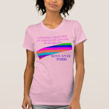 ARC-EN-CIEL DE TRAVERS T-SHIRT
