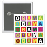 Arc-en-ciel d'Obama Badge