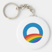 Arc-en-ciel d'Obama Porte-clé
