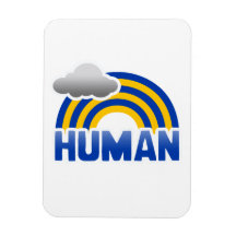 ARC-EN-CIEL HUMAIN MAGNET RECTANGULAIRE