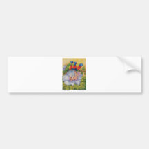 Arc-en-ciel Lorikeets + Fée sur la fleur de ketmie Autocollants Pour Voiture