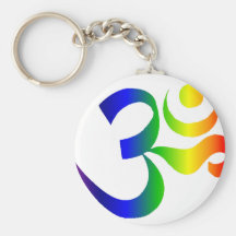 Arc-en-ciel OM Keychain Porte-clefs