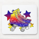 Arc-en-ciel Rollerskates Tapis De Souris