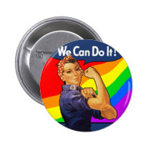 Arc-en-ciel Rosie Pin's Avec Agrafe