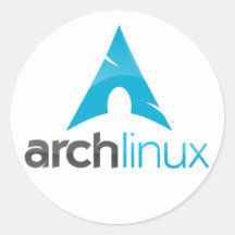 arch linux bientôt autocollants ronds