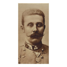 Archiduc Franz Ferdinand de l'Autriche Photocarte Customisée