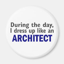Architecte au cours de la journée magnets