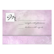 Ardoise RSVP floral Faire-part Personnalisé