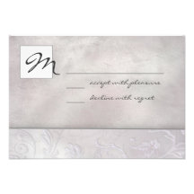 Ardoise RSVP floral Invitation Personnalisée