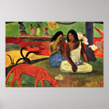 Arearea par Gauguin Paul (la meilleure qualité) Poster
