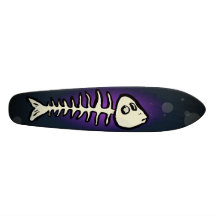 arête de poisson (bleue) planche à roulette