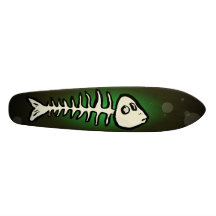 arête de poisson - vert skateboard customisable