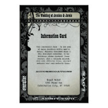 Argent métallique de carte de l'information de mar invitations