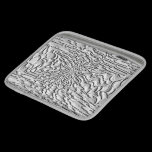 Argent rayé housses ipad