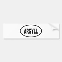 ARGYLL AUTOCOLLANTS POUR VOITURE
