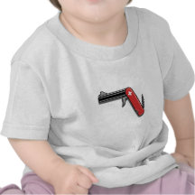 Arme à feu suisse d'armée t-shirts