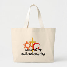 Armes de destruction massive sac de toile