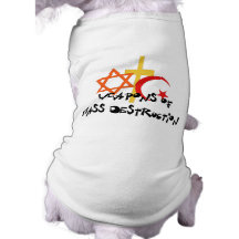 Armes de destruction massive tee-shirts pour toutous