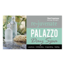 Aromathérapie de thérapeute de massage de spa de j cartes de visite professionnelles