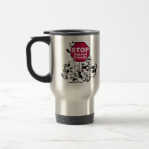Arrêtez la cruauté animale tasse